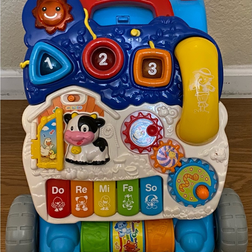 VTech sit to stand walker.